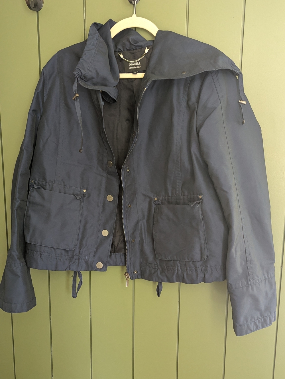 Claudia Strater Navy Utility Jacket